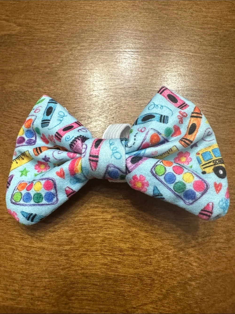 Griffy & Drake Back to School Dog Bow Tie Small 3.5 Inch NWT